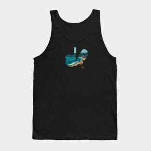 Medium LA Hands, Beach v2 Tank Top